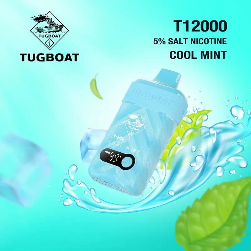 Cool Mint Tugboat T12000 - Vape Lab