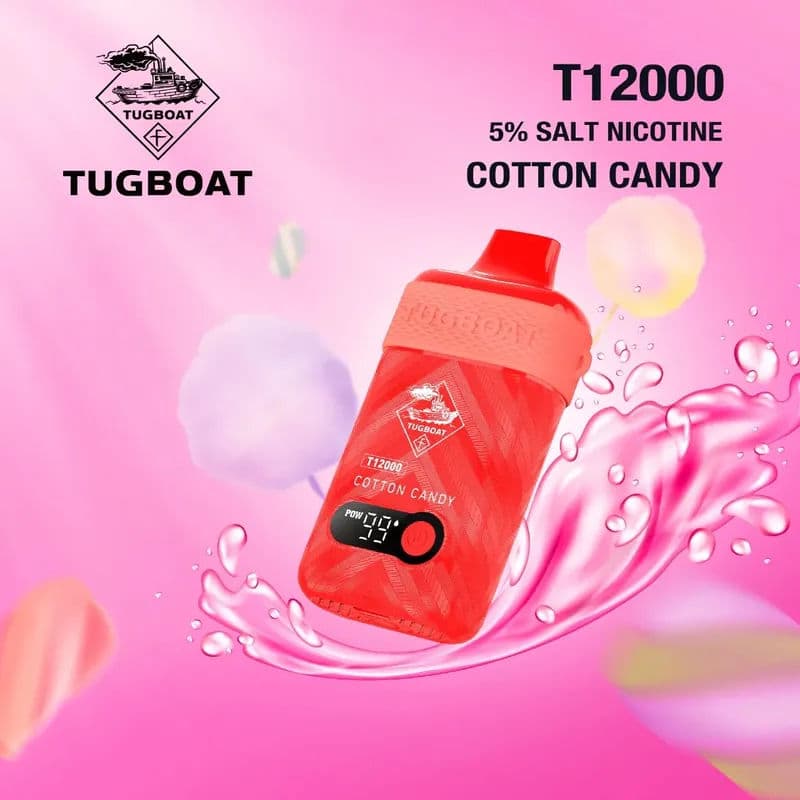 Cotton Candy Tugboat T12000 - Vape Lab