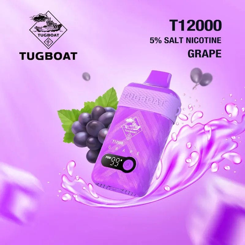 Grape Tugboat T12000 - Vape Lab