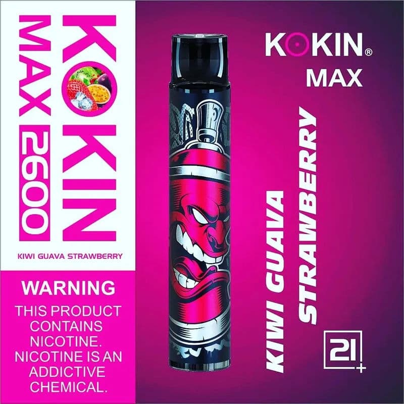 Kiwi Guava Strawberry KOKIN Max - Vape Lab