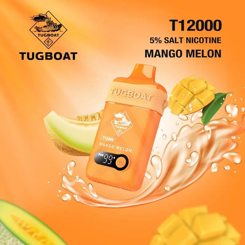 Mango Melon Tugboat T12000 - Vape Lab