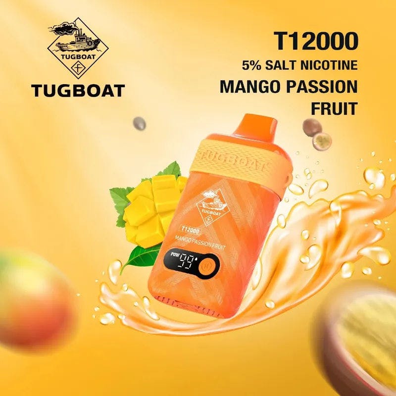 Mango Passion Fruit Tugboat T12000 - Vape Lab