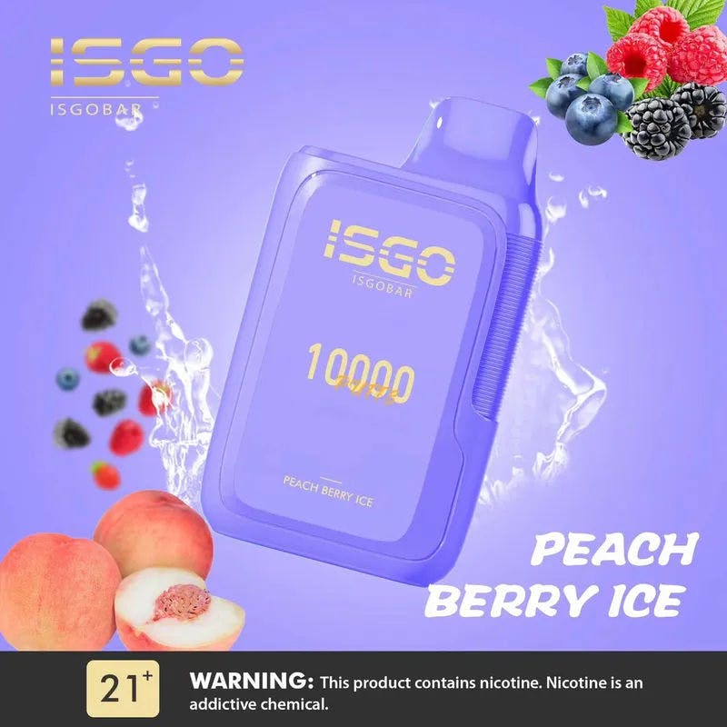 Peach Berry Ice By ISGO Bar - Vape Lab