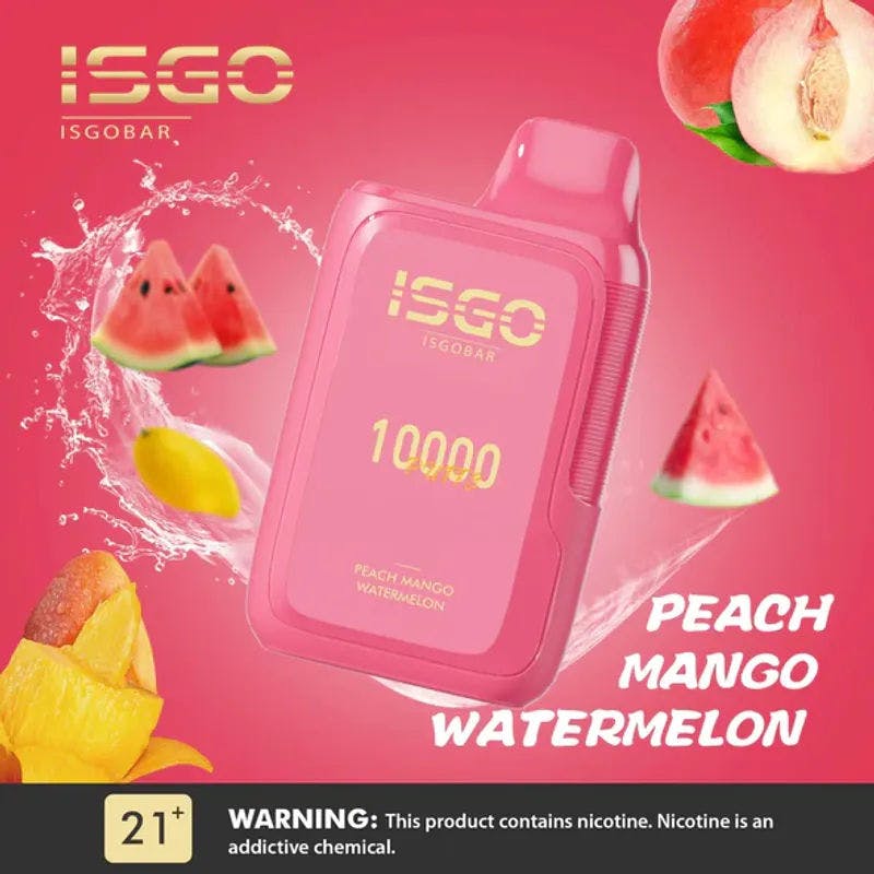 Peach Mango Watermelon ISGO Bar - Vape Lab