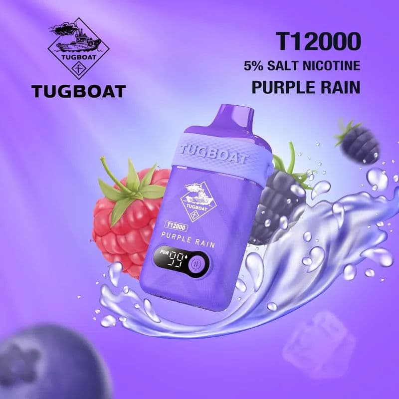 Purple Rain Tugboat T12000 - Vape Lab