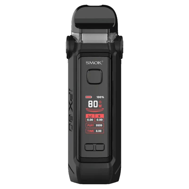 SMOK IPX80 80W POD MOD KIT Fluid Black Grey - Vape Lab