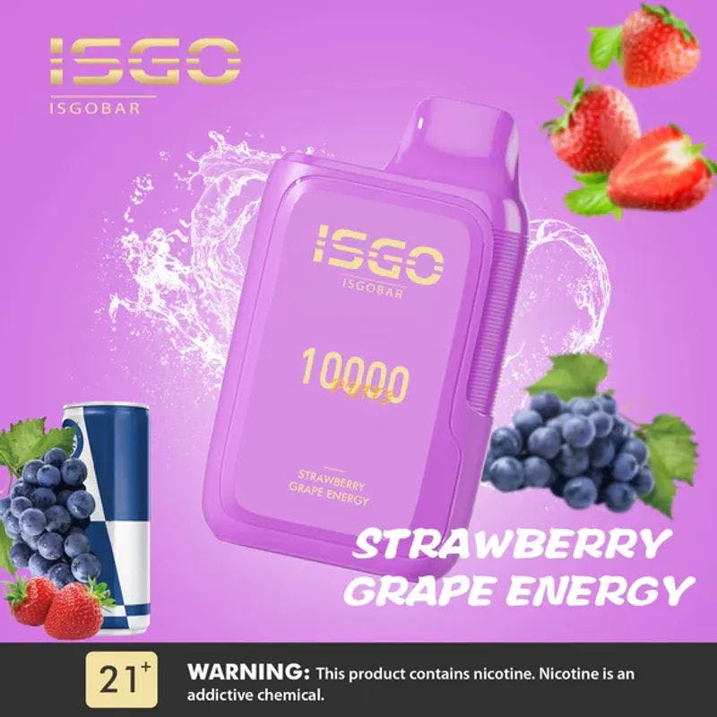 Strawberry Grape Energy ISGO Bar - Vape Lab