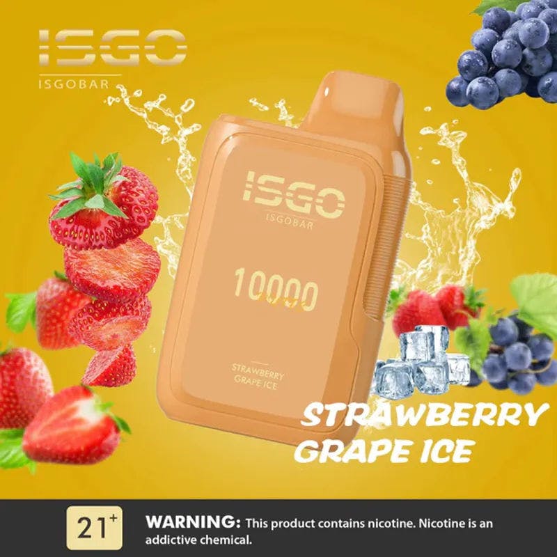 Strawberry Grape Ice ISGO Bar - Vape Lab