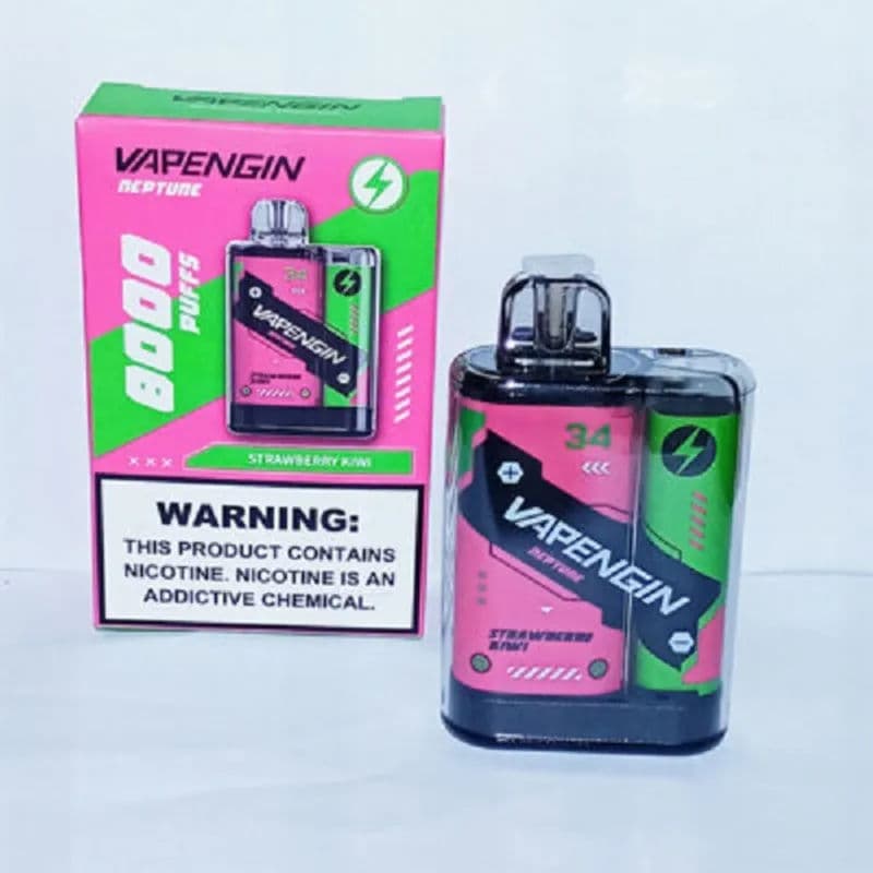 Strawberry Kiwi Vapengin Neptune 8000 - Vape Lab