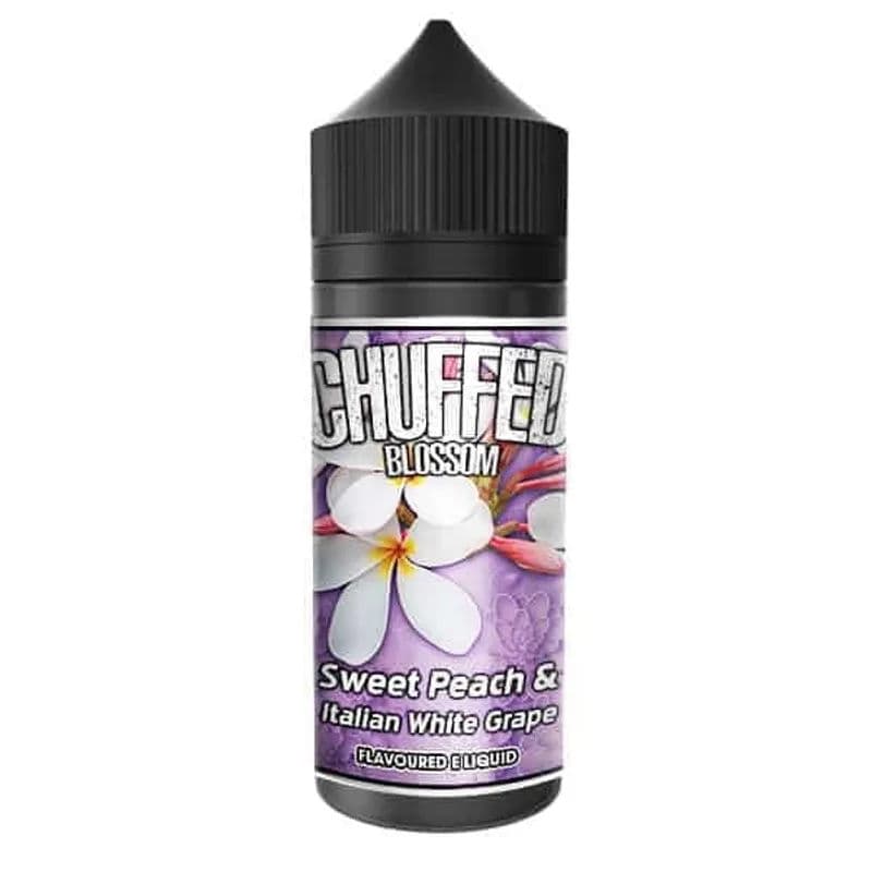 Sweet Peach and White Grape - Chuffed Blossom 100ml - Vape Lab