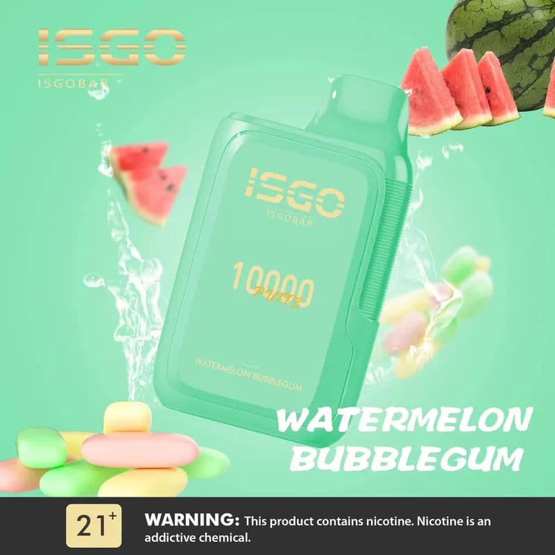 Watermelon Bubble Gum By ISGO Bar - Vape Lab