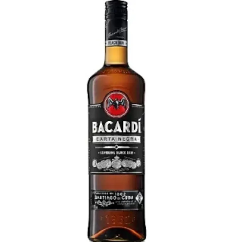 Bacardi Black Carta Negra 750ml Bacardi Black Carta Negra 750ml - Vape Lab