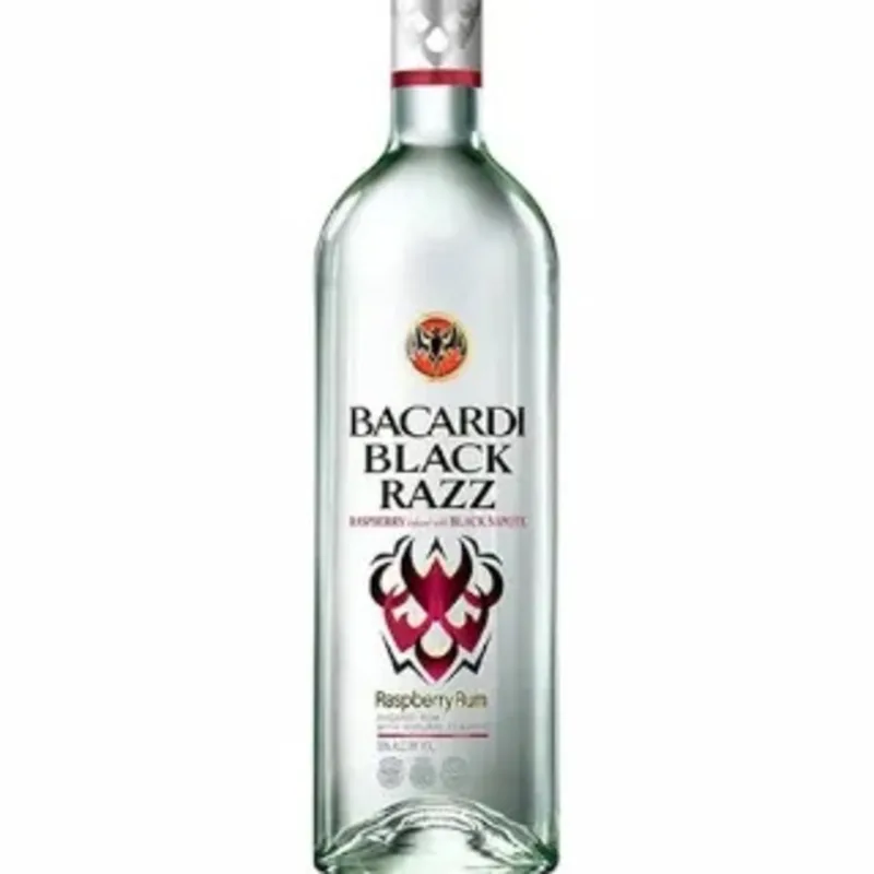 Bacardi Black Razz Raspberry Rum 750L Bacardi Black Razz Raspberry Rum 750L - Vape Lab