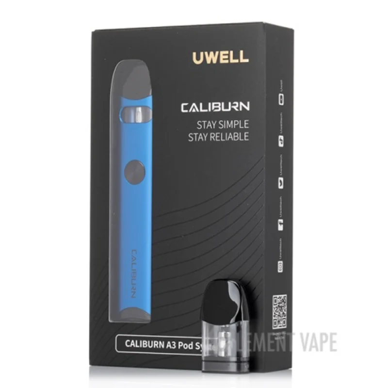 Uwell Caliburn A3  Pod Kit Blue Uwell Caliburn A3  Pod Kit Blue - Vape Lab