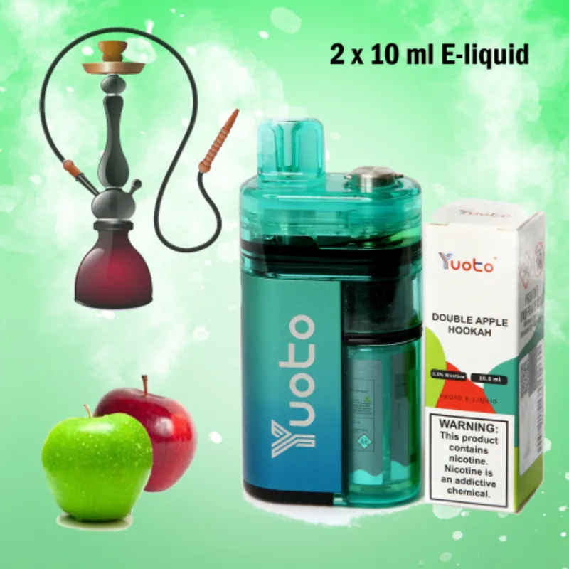Double Apple Hookah Yuoto Zero Double Apple Hookah Yuoto Zero - Vape Lab