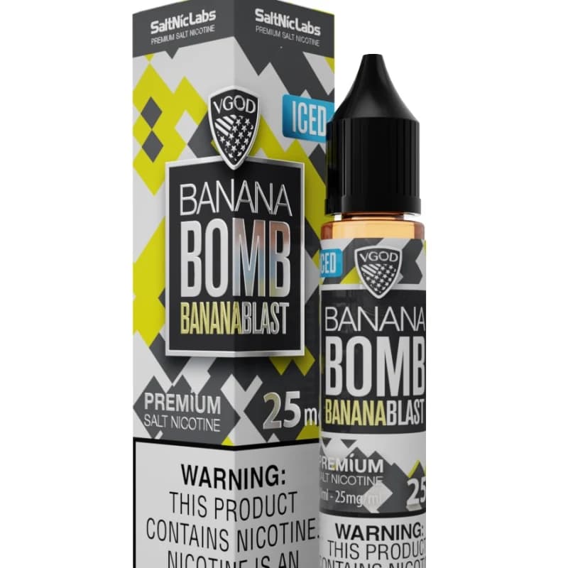 Vgod Iced Banana Bomb 30ml Vgod Iced Banana Bomb 30ml - Vape Lab