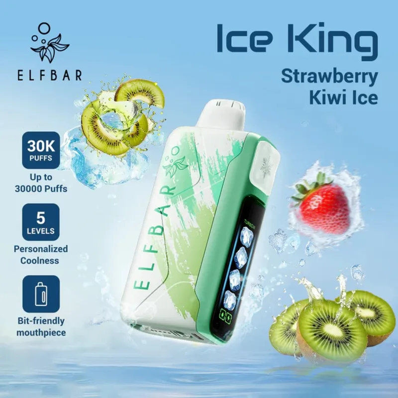 Strawberry Kiwi Ice-ELFBAR Strawberry Kiwi Ice-ELFBAR - Vape Lab