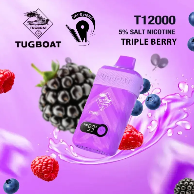 Tripple Berry Ice Tugboat T12000 Tripple Berry Ice Tugboat T12000 - Vape Lab