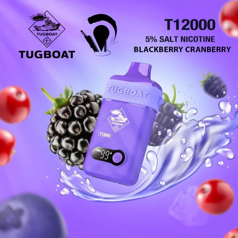 Blackberry Cranberry Tugboat T12000 Blackberry Cranberry Tugboat T12000 - Vape Lab