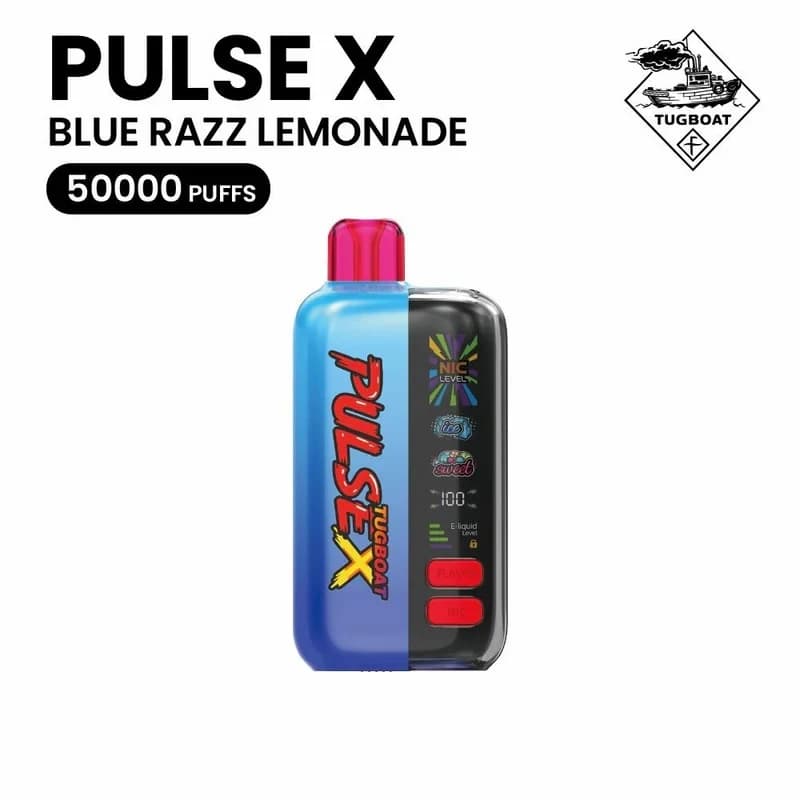 Blue Razz Lemonade Tugboat Pulse X Blue Razz Lemonade Tugboat Pulse X - Vape Lab
