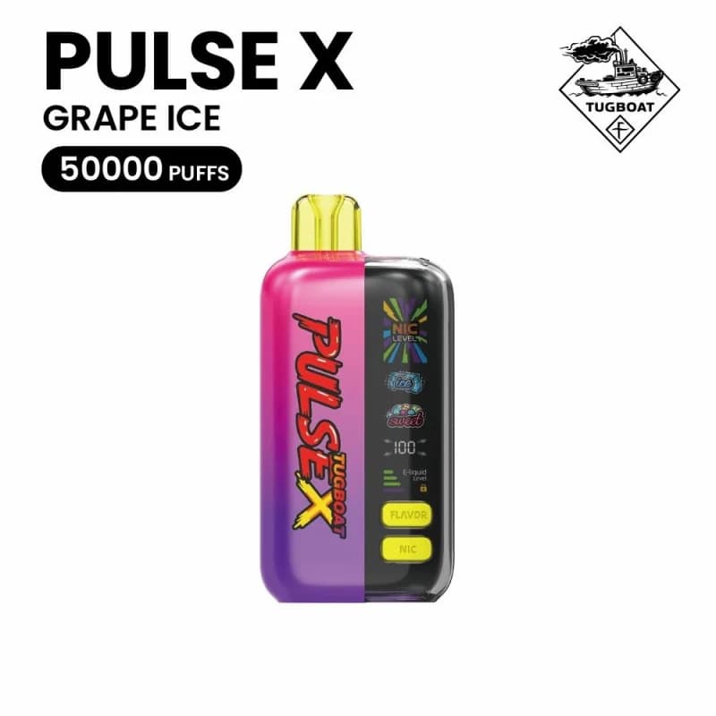 Grape Ice TUGBOAT PULSE X Grape Ice TUGBOAT PULSE X - Vape Lab