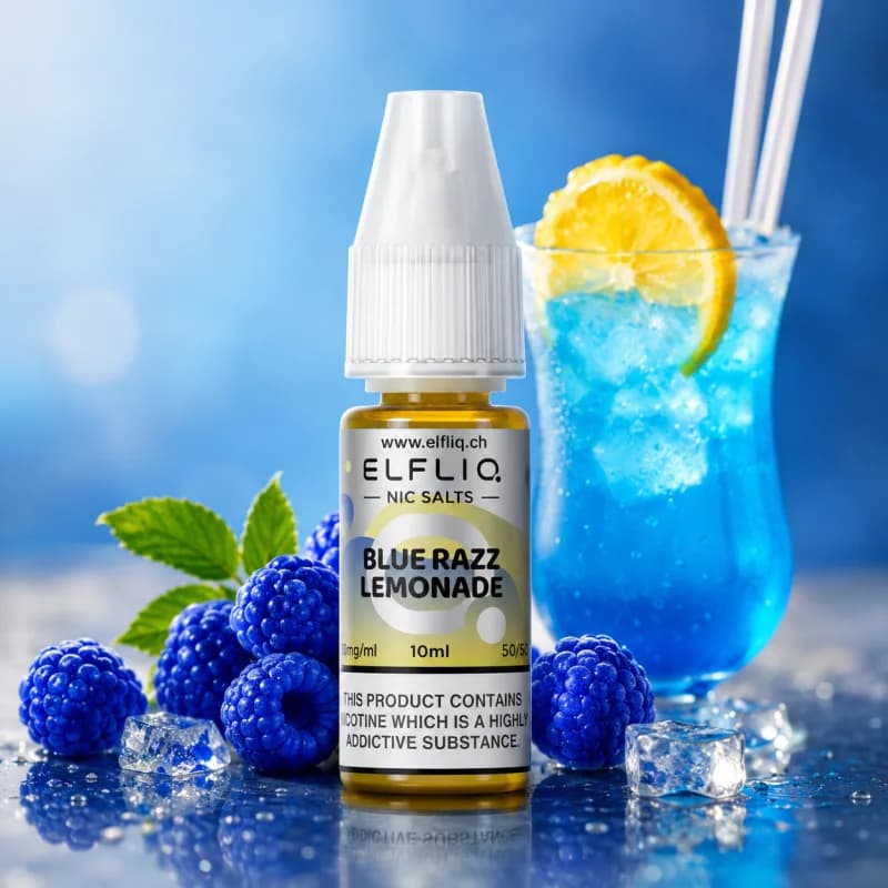 Blue Razz Lemonade ELFLIQ ELFBAR 10ml Blue Razz Lemonade ELFLIQ ELFBAR 10ml - Vape Lab