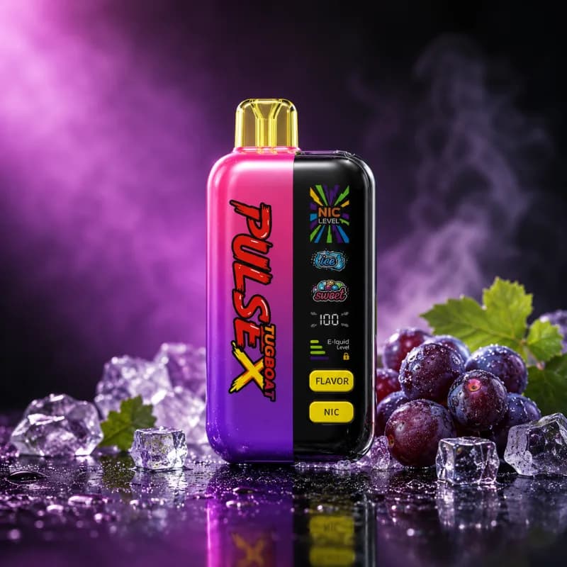 Grape Ice TUGBOAT PULSE X Grape Ice TUGBOAT PULSE X - Vape Lab