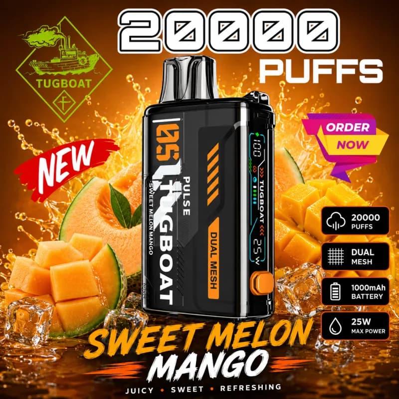 Sweet Melon Mango Tugboat Pulse Sweet Melon Mango Tugboat Pulse - Vape Lab