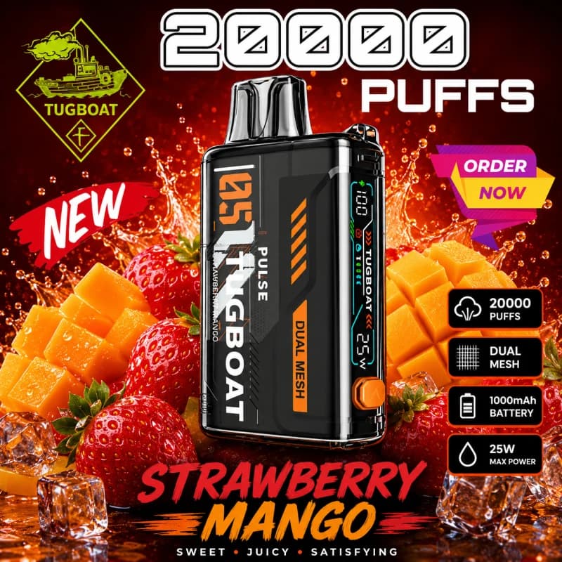 Strawberry Mango Tugboat Pulse Strawberry Mango Tugboat Pulse - Vape Lab