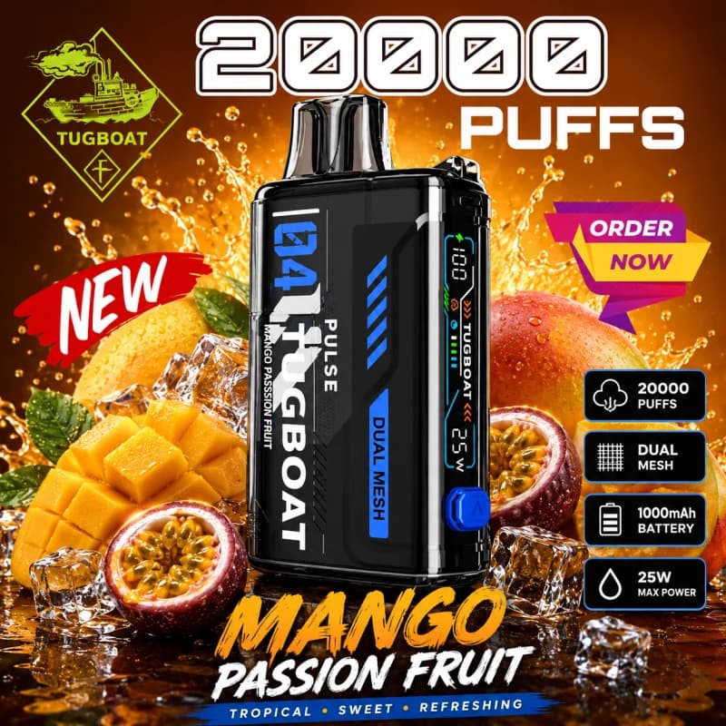 Mango Passion Fruit Tugboat Pulse Mango Passion Fruit Tugboat Pulse - Vape Lab