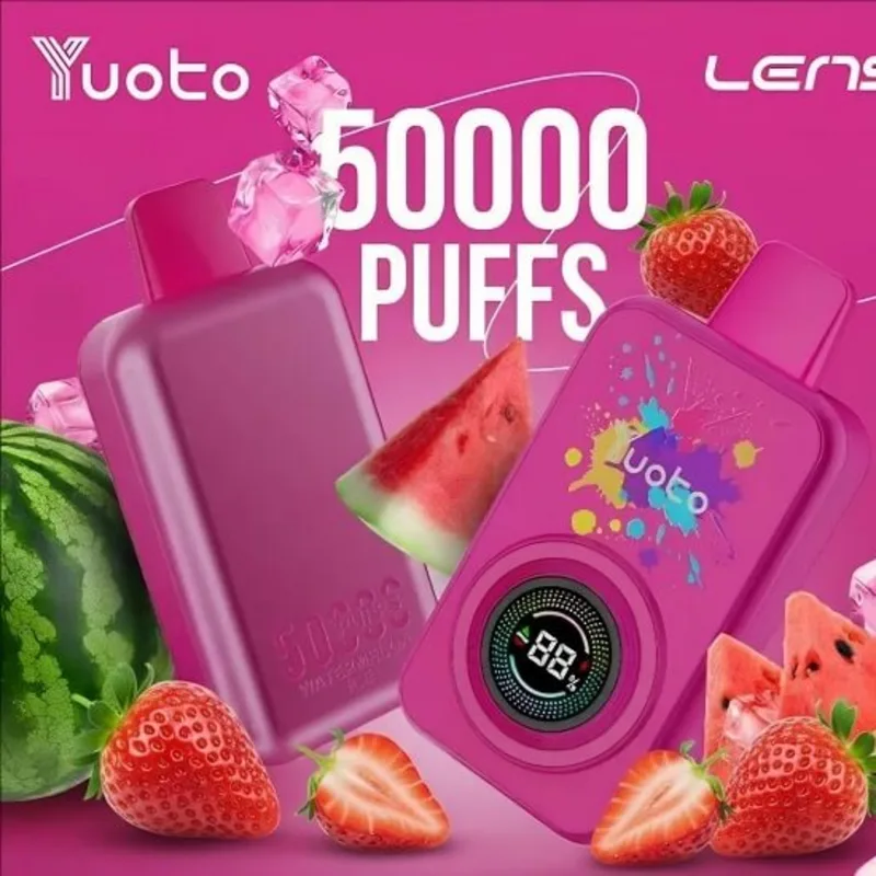 Strawberry watermelon Ice Yuoto Lens 50K Puffs Strawberry watermelon Ice Yuoto Lens 50K Puffs - Vape Lab