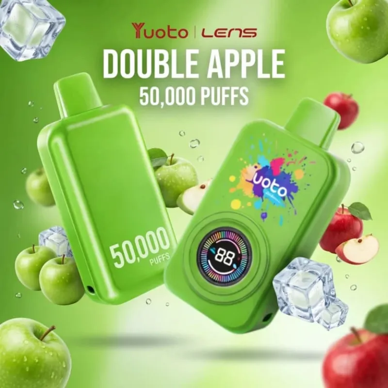 Double Apple Yuoto Lens 50K Puffs Double Apple Yuoto Lens 50K Puffs - Vape Lab
