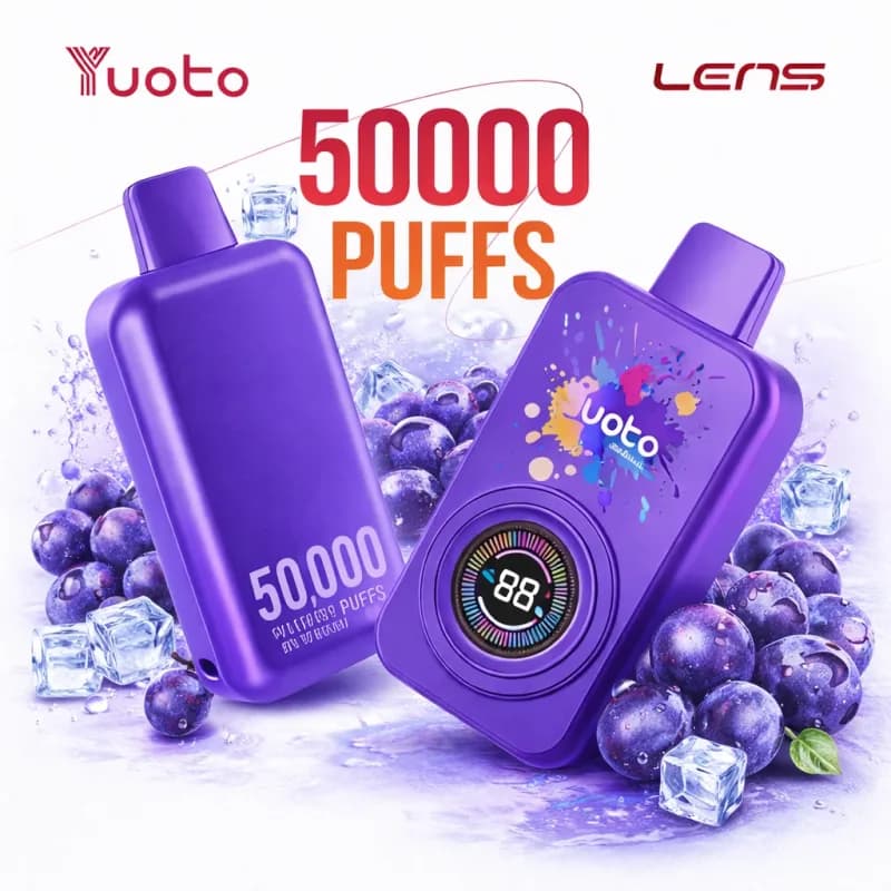 Grape Ice Yuoto Lens 50K Puffs Grape Ice Yuoto Lens 50K Puffs - Vape Lab