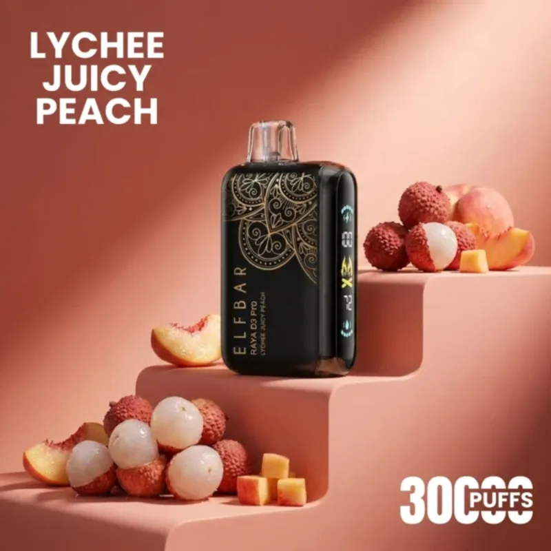 Lychee Juicy Peach Elfbar Raya D3 Pro Lychee Juicy Peach Elfbar Raya D3 Pro - Vape Lab