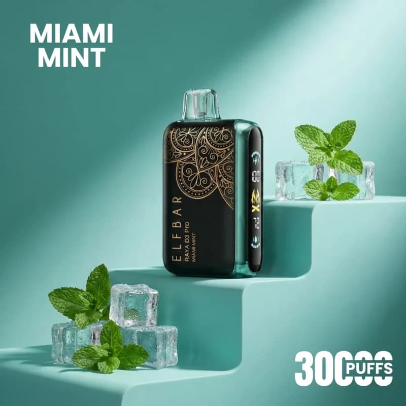 Miami Mint Elfbar Raya D3 Pro Miami Mint Elfbar Raya D3 Pro - Vape Lab