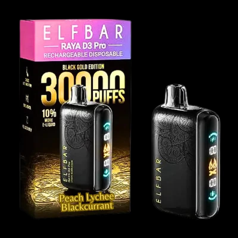Peach Lychee Blackcurrant Elfbar Raya D3 Pro Peach Lychee Blackcurrant Elfbar Raya D3 Pro - Vape Lab
