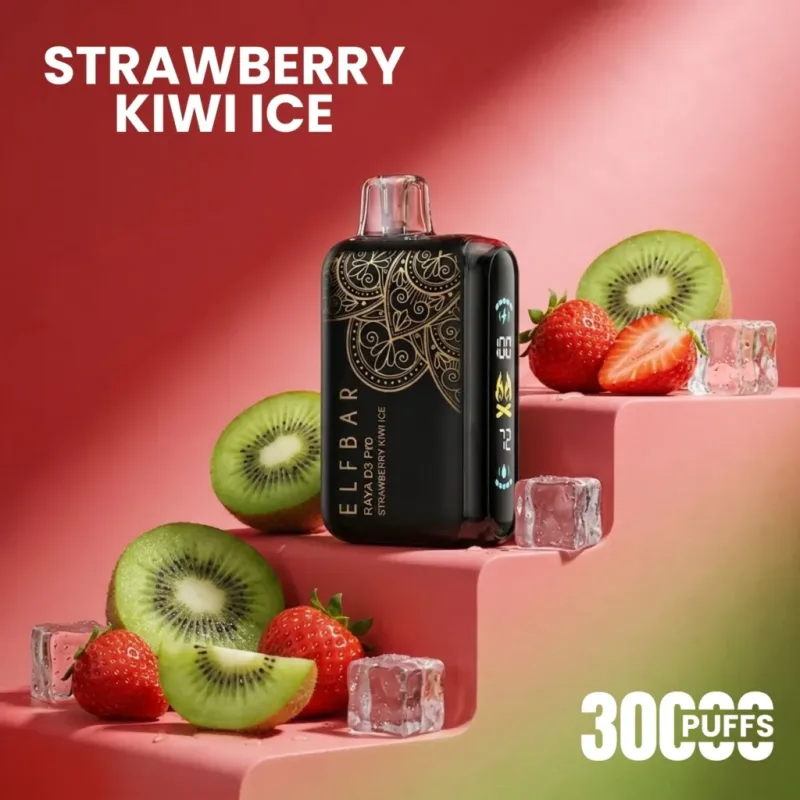 Strawberry Kiwi Ice ELFBAR RAYA D3 PRO Strawberry Kiwi Ice ELFBAR RAYA D3 PRO - Vape Lab